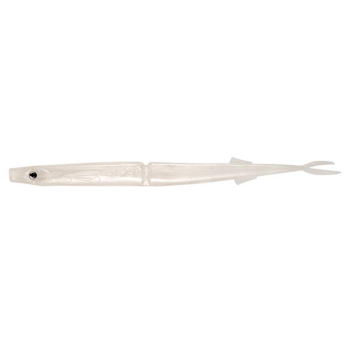 Daiwa BaitJunkie 6.5" Gar Soft Plastic Fishing Lure White Pearl