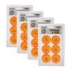 4x 6pc Regent Halex 3 Star Table Tennis Playing Balls 40mm Orange
