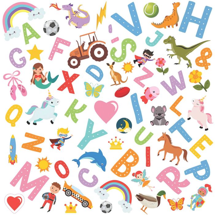 Numero Kids Vinyl Letter Kit