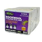 Hydroponic Rockwool 75 x 75 x 65 - 12 Pack