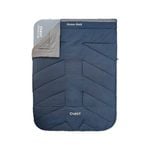 Quest 225cm Queen Camp Quilt Sleeping Blanket w/ Carry Bag - Blue