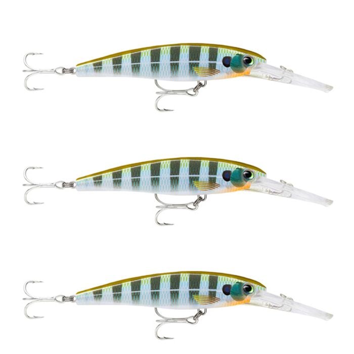 3x Rapala 11cm Saltwater X Rap Deep Hardbody Fishing Lures - Bluegill