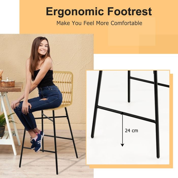 Bunnings stools rattan sales
