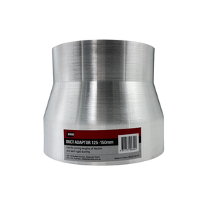Builders Edge 125–150mm Aluminium Duct Adaptor