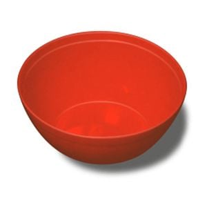 12x 10pc Partyware Reusable Durable Bowl Set Tableware 400ml Red
