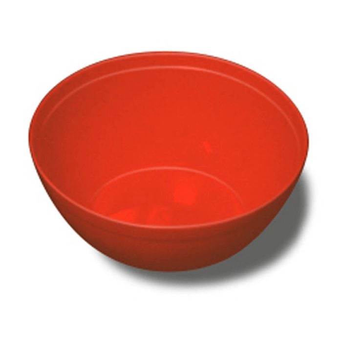 12x 10pc Partyware Reusable Durable Bowl Set Tableware 400ml Red
