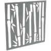 ProtectorAl 300-1200 x 300-1200mm Monument Bamboo Unframed Solid Aluminium Decorative Panel 