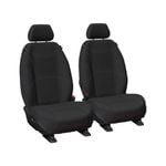 Ford Ranger PX Dual Cab 2011-2022 Neoprene Black Custom Front Seat Covers