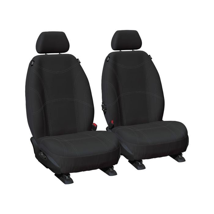 Ford Ranger PX Dual Cab 2011-2022 Neoprene Black Custom Front Seat Covers