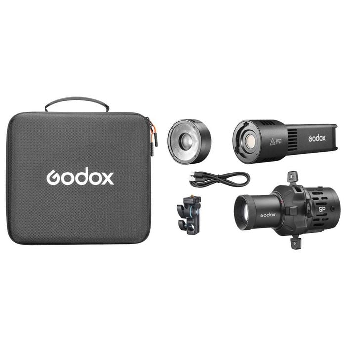 Godox Rs100r Rgb Led Light With Projection Attach Kit