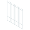 ProtectorAl 0350-1200W x 1500H Pearl White Spear Top Pool Fence Panel Raked 16-30º