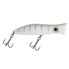 Halco Roosta Popper 105 Hard Body Surface Fishing Lure H91 Silver Shadow