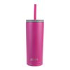Oasis Super Sipper Stainless Steel Insulated Tumbler w/ Straw 600ml Fuchsia