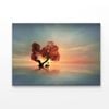 Tree And Boat in Lake  Print 100% Australian Made 120 x 90cm  (Acrylic)