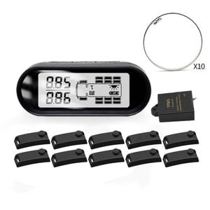 Promata Mata T2 Solar Tyre Pressure Monitor For Trucks - 10 Internal Sensors - With Booster