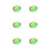 6PK Dudley's World Of Pets Medium Pet Exercise Wheel Green