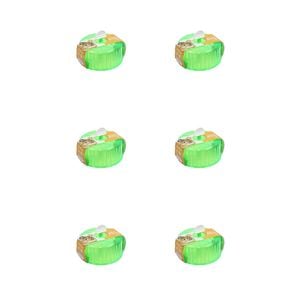 6PK Dudley's World Of Pets Medium Pet Exercise Wheel Green