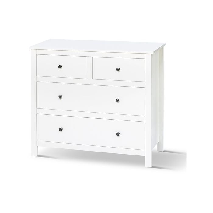 Franco White 4 Chest of Drawers