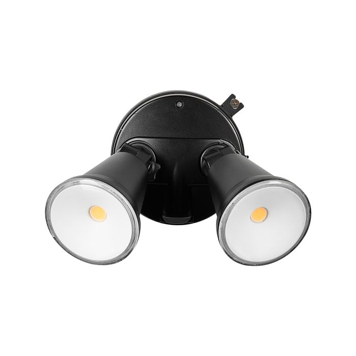 Brilliant Black Lamy DIY Twin Security Light