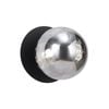 Lexi Lighting Odessa Molten Ripple Glass Led Wall Light With Black Base - White/large