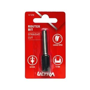 Ultra 6.4 x 12mm Straight Router Bit