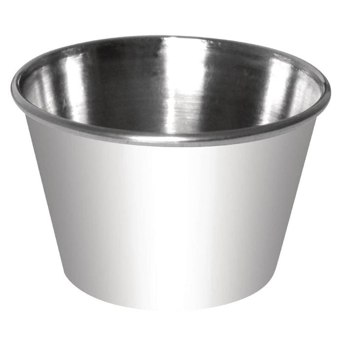 Olympia Sauce Cups Stainless Steel 115ml 12 Pack Kitchenware Condiment Ramekins