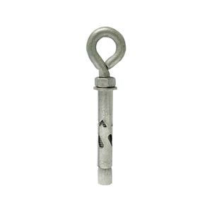 Macsim 10 x 70mm Galvanised Eye Bolt Head Masonbolt - 2 Pack