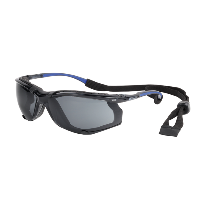 Protector Safety Glasses With Dust Guard - Smoke