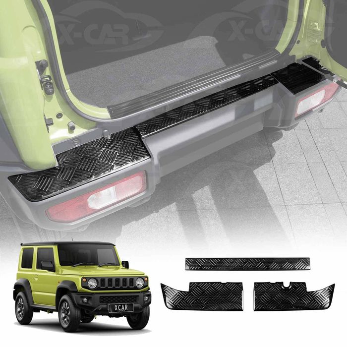 Rear Bumper Guard Trunk Panel Trims for Suzuki Jimny 3-Door 2018-Onwards Trunk Cover