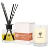 Nicola Spring Soy Wax Scented Candle & Reed Diffuser Set - Pumpkin Spice 160g Candle 28 Hour Burn & 200ml Diffuser 60 Day Scent