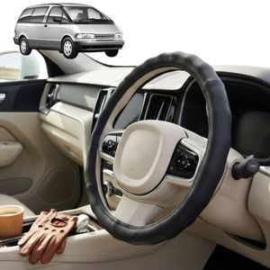 Australian Goose Steering Wheel Cover for Toyota Tarago 1990 - 2000 (XR10) Circle Black