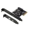 Simplecom Ec312v2 Pcie X4 To 2-port Usb 3.2 Gen Ii 10gbps Usb-c And Usb-a Expansion Card