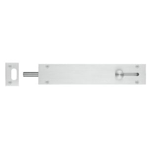 Delf Trade 200mm Satin Chrome Door Drop Bolt