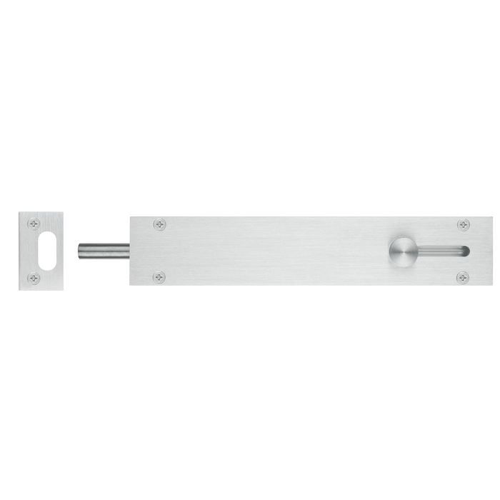 Delf Trade 200mm Satin Chrome Door Drop Bolt