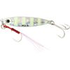 Majorcraft JigPara Tungsten 10g Metal Fishing Jig 07 Zebra Glow