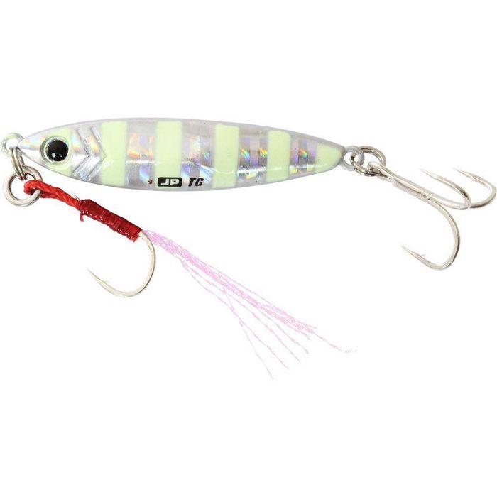 Majorcraft JigPara Tungsten 10g Metal Fishing Jig 07 Zebra Glow