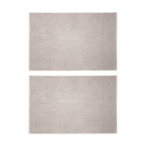 2PK Bambury Angove 950gsm Soft Absorbent Cotton Bath Mat 50x80cm Neutrals
