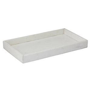 Amalfi Cararra Tray White 22.5x40x3cm
