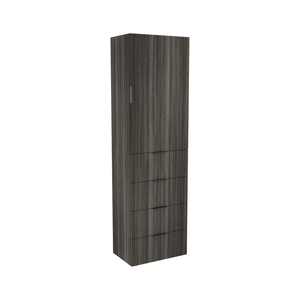 Lugna 2048 x 600 x 380mm Storm 3 Shelf 4 Drawers Right Hinged Door Storage Cabinet