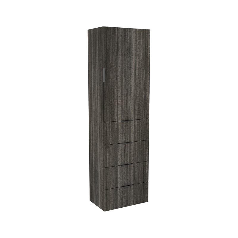 Lugna 2048 x 600 x 380mm Storm 3 Shelf 4 Drawers Right Hinged Door Storage Cabinet