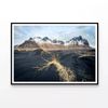 Wilderness at Stokksnes Iceland  Print 100% Australian Made 120x90cm  (Poster)