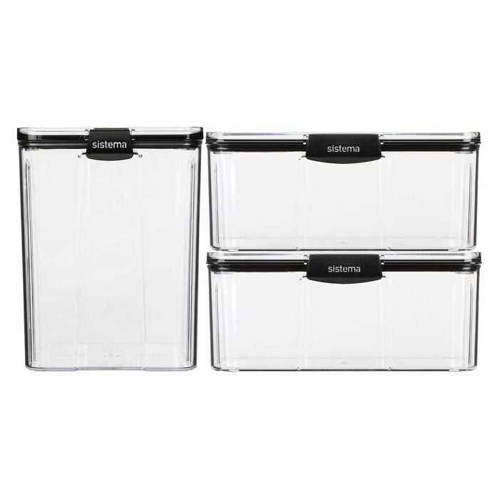 Sistema 3 Pack Large Ultra Food Containers