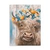 P&P Cute Highland Cattle Canvas Print - Vibrant Wall Art for Living Rooms, Bedrooms, Offices 70x100cm