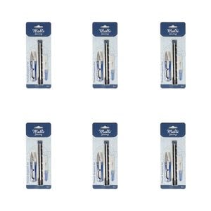 6x 3pc Malli Sewing Metal/plastic Sewing Thread Cutter Snippers Mini Scisssors