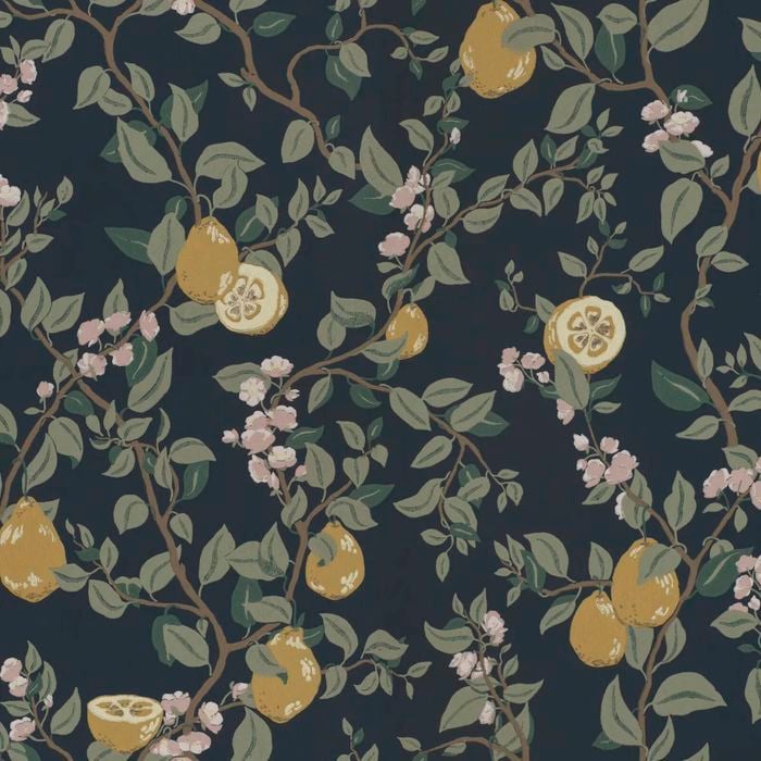 Wallpaper Trader Kvitten Wallpaper Roll 10.05m X 53cm, Midnight Blue