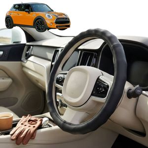 Australian Goose Steering Wheel Cover for MINI Cooper 3-Door Hatch 2014 - 2024 (F56) Circle Black