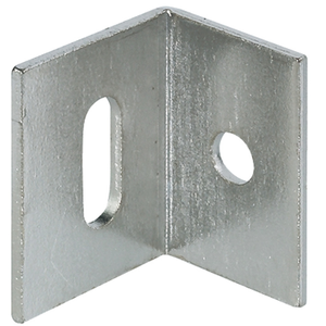 Hafele Galvanised Steel Angle Bracket - 12 Pack