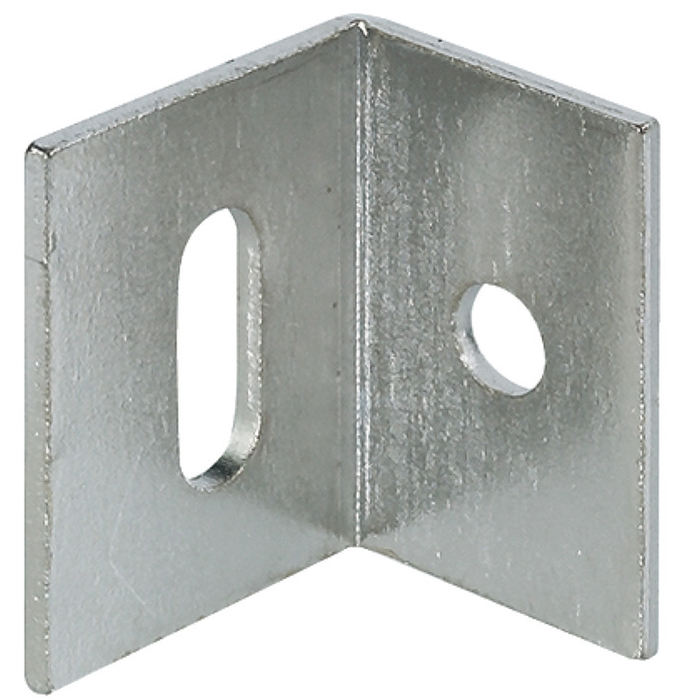 Hafele Galvanised Steel Angle Bracket - 12 Pack