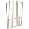 ProtectorAl 800 - 1200 x 1800mm Paperbark Aluminium Pool Gate Picket Top With Mid Rail