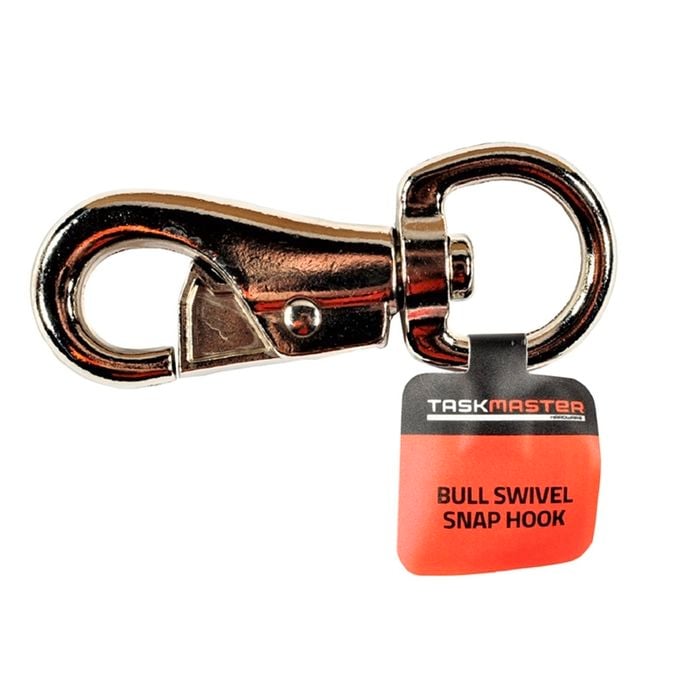 Taskmaster Nickel Plated Bull Swivel Snap Hook